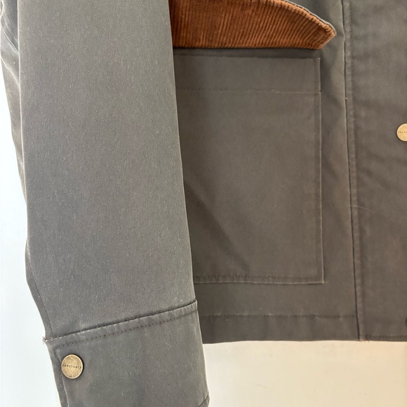Sanctuary Oiled Barn Field Jacket Corduroy Collar and Cuffs Women’s Size XL - Picture 10 of 10